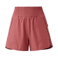 thumbnail image 1 of Avolia Women's Seamless Yoga Shorts High Waisted Double Layer 3/4 Fitness Gym Athletic Shorts, 1 of 4