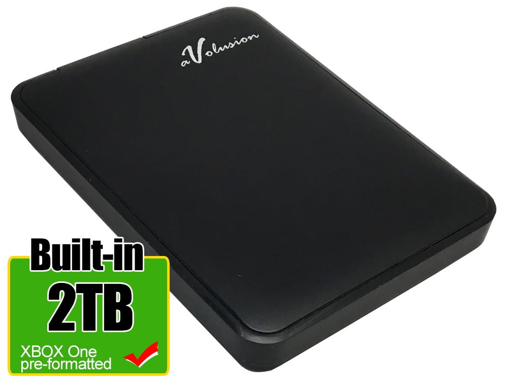 Avolusion 2TB USB 3.0 Portable External Gaming Hard Drive Design