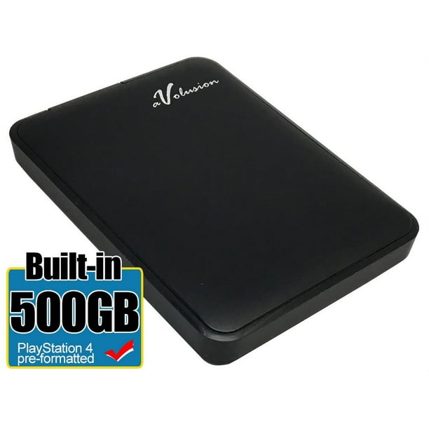 Avolusion 500GB USB 3.0 Portable External PS4 Hard Drive (PS4 Pre