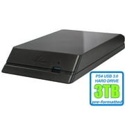 Avolusion HDDGear 3TB USB 3.0 External Gaming Hard Drive for PS4, PS4 Slim, PS4 Slim Pro -