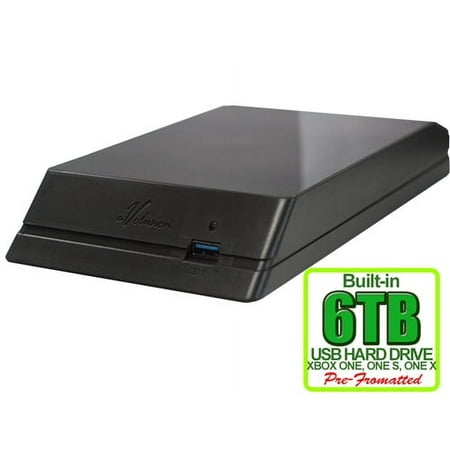 Avolusion HDDGear 6TB USB 3.0 External Gaming Hard Drive (for XBOX ONE, XBOX ONE S, XBOX ONE X) - 2 Year Warranty
