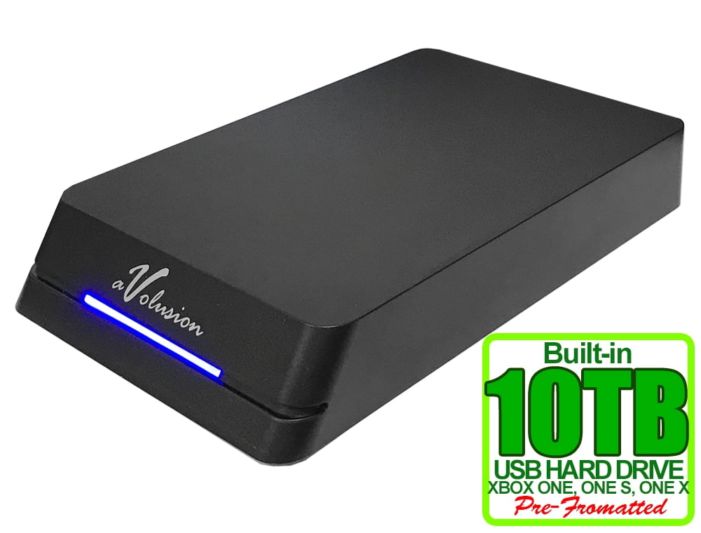 Avolusion HDDGear Pro 10TB (10000GB) 7200RPM 256MB Cache USB 3.0 External Gaming Hard Drive (for XBOX ONE X / S, Pre-Formatted) - 2 Year Warranty