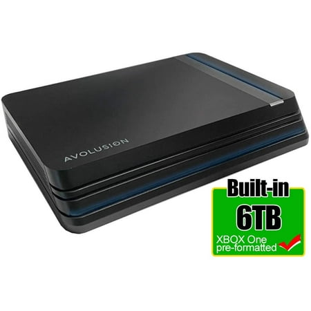 Avolusion HDDGear Pro X 6TB USB 3.0 External Gaming Hard Drive (Pre-formatted for Xbox One X, S, Original)