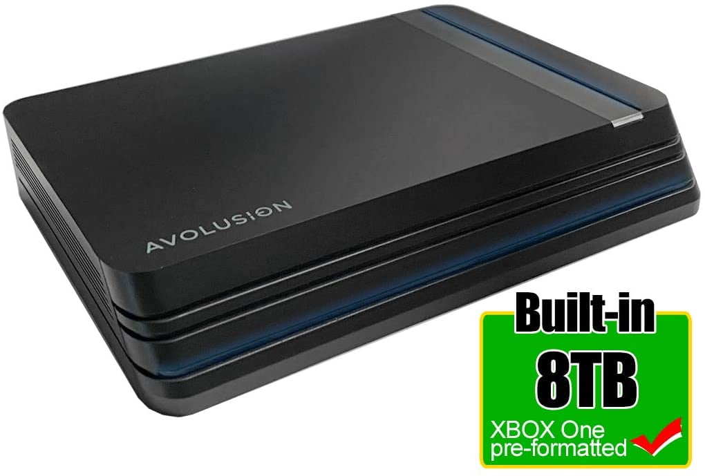 Avolusion HDDGear Pro X 8TB USB 3.0 External Gaming Hard Drive (Pre-formatted for Xbox One X, S, Original)