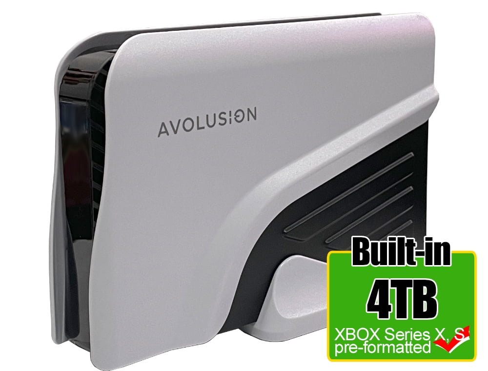 Avolusion HDDGear Pro Z 4TB USB 3.0 External Gaming Hard Drive (for Xbox Series X, S) - 2 Year Warranty