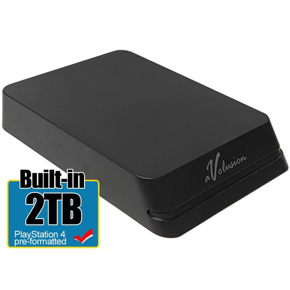 Avolusion Mini HDDGear Pro 2TB USB 3.0 Portable PS4 External Gaming Hard Drive (PS4 Pre-Formatted) HD250U3-X1-PRO-2TB-PS - 2 Year Warranty