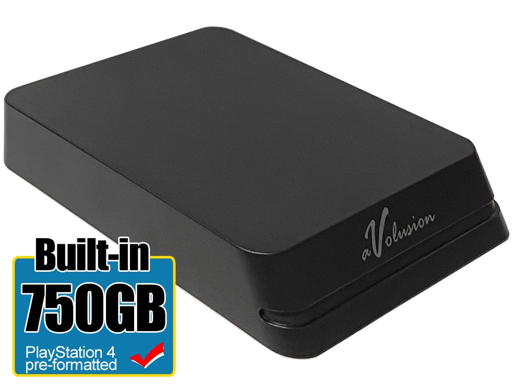Avolusion Mini HDDGear Pro 750GB USB 3.0 Portable External PS4 Hard Drive (PS4 Pre-Formatted) HD250U3-X1-PRO-750GB-PS - 2 Year Warranty