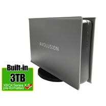 Avolusion PRO-5X Series 3TB USB 3.0 External Gaming Hard Drive for XBOX Series X, S (Grey) - 2 Year Warranty
