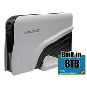 Avolusion PRO-Z Series 8TB External Gaming Hard Drive for PS5, White