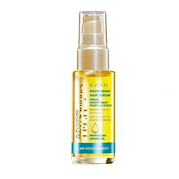 Avon Advance Techniques Moroccan Argan Oil Leave-in Treatment Bottle All Hair Types