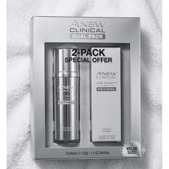 Avon Anew Clinical Line Eraser With Retinol Targeted Treatment set of 2