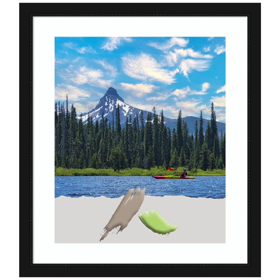 Avon Black Narrow Picture Frame, Photo Frame, Art Frame