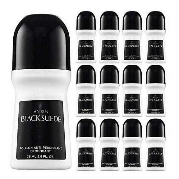 Avon Black Suede Roll-on Anti-perspirant Deodorant Bonus Size 2.6 oz (20-Pack)