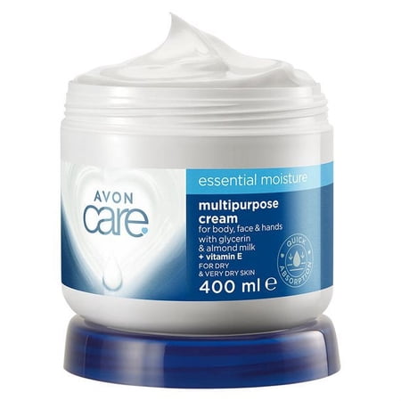 Avon Care Intensive Moisturizing Hand, Face and Body Cream 400 ml for dry skin