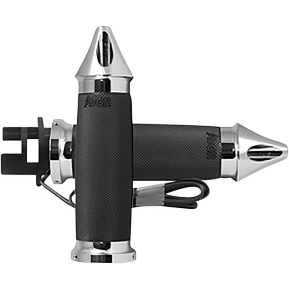 Avon Chrome Spiked Contour Heated 1" Grips (IN-S-CC-85-S-H)