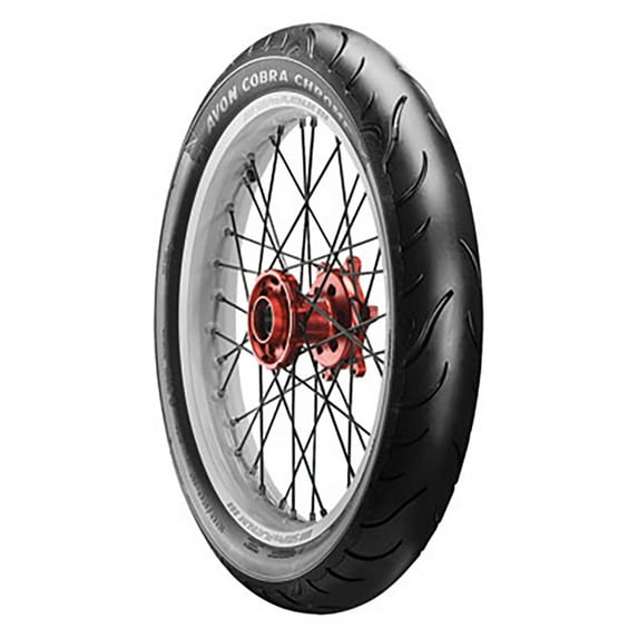 Avon Cobra Chrome AV91 Front Motorcycle Tire 130/70B-18 (69H) Black Wall Compatible With Harley-Davidson Road Glide Limited FLTRK (ABS) 2020