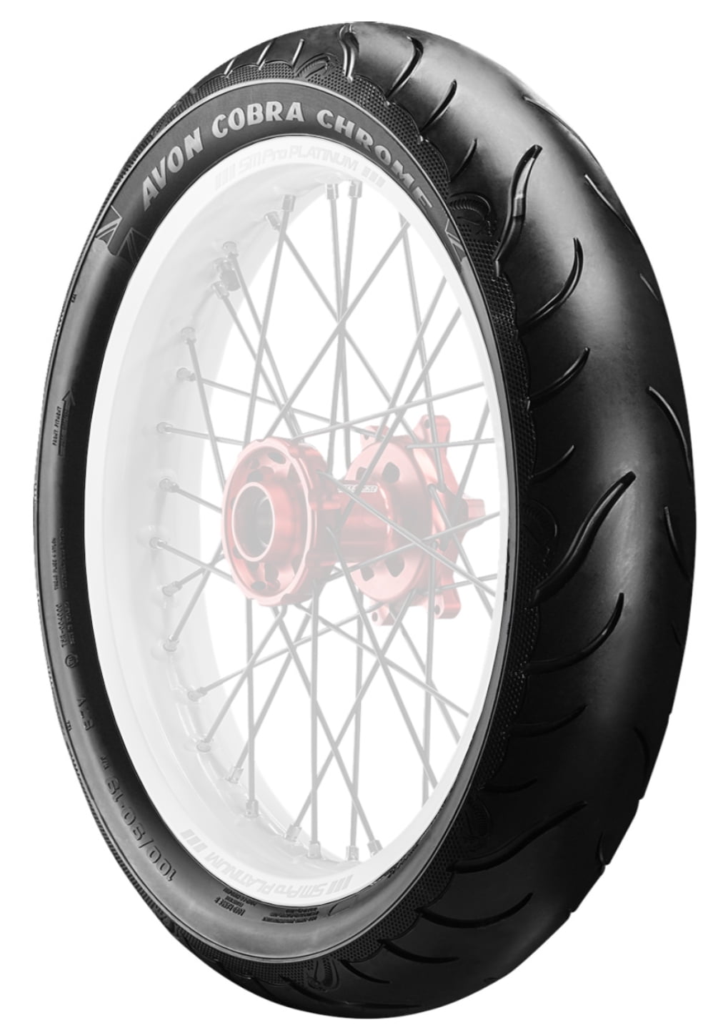 Avon Cobra Chrome AV91 Trike Front Tire 130/70R18 (640569