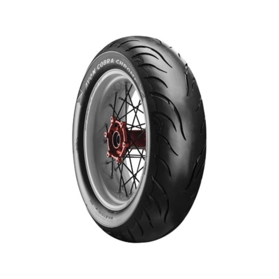 Avon Cobra Chrome AV92 Rear Motorcycle Tire 150/80B-16 (77V) Black Wall for Harley-Davidson Sportster 1200 Forty-Eight XL1200X (ABS) 2017-2019