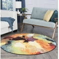thumbnail image 1 of Avon Contemporary 8' Round Multi-Color Polypropylene Indoor Area Rug, 1 of 6