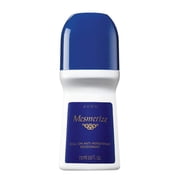 Avon Deodorant Mens Roll-on Mesmerize, Quick-drying, Non-whitening, Anti-stain formula, 24-Hour Odor and Wetness Protection, 2.6oz/75ml