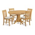 thumbnail image 1 of Avon Dining Room Table & 4 Chairs, Oak, 1 of 1