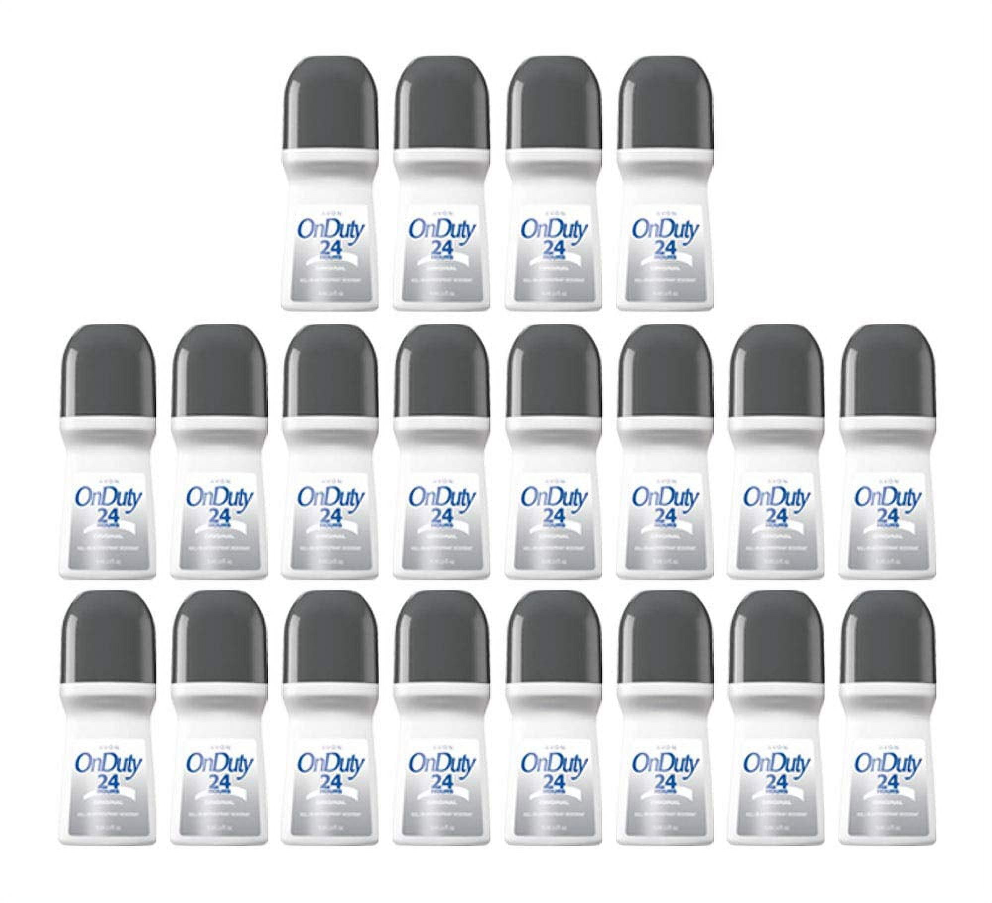 sk glutathione shower gel Avon On Duty Original 24 Hour Roll-On Antiperspirant Deodorant,  Non-Staining, 2.6 fl oz, 20 Pack