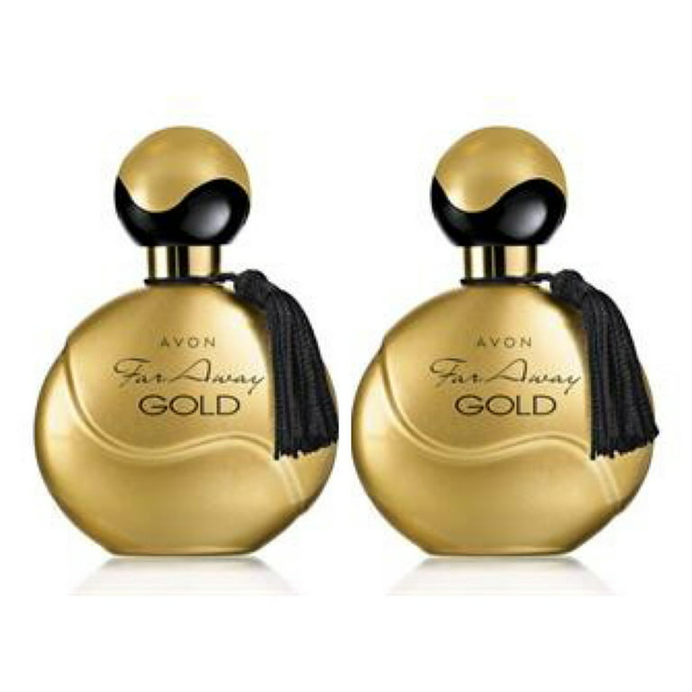 Avon Far Away Gold Eau de Parfum Spray 1.7 fl Oz lot of 2 in box 