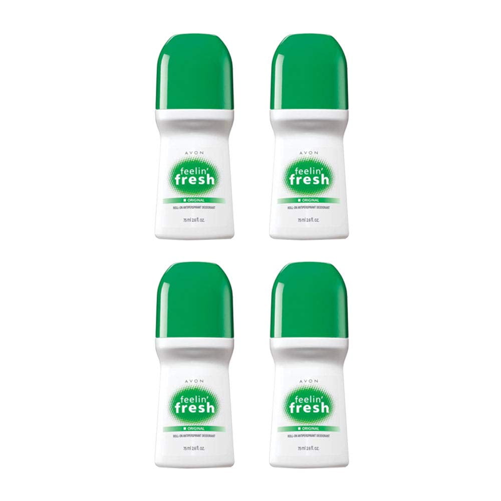 jarrow formulas reduced glutathione AVON Feelin Fresh Antibacterial Deodorant Roll-On For Women set of 3 , 40  ML Each Deodorant Roll-on - For Women