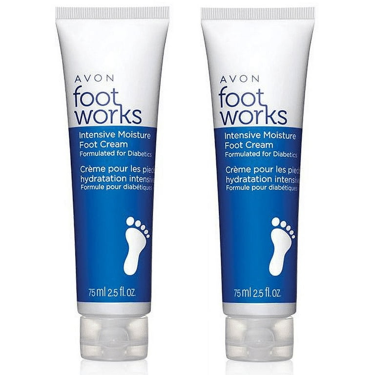 Avon Foot Works Intensive Moisture Foot Cream 75 ml Set of 2