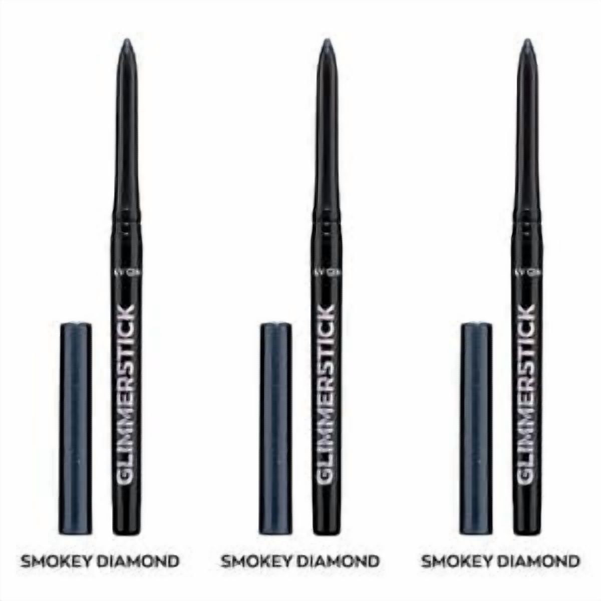 Avon Glimmerstick Retractable Diamonds Eyeliner -SMOKEY DIAMOND 0.35g / Set of 3