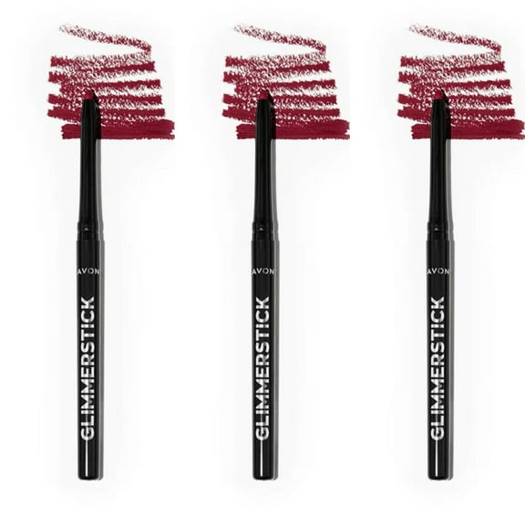 Avon Glimmersticks Retractable Lip Liner / CHERRY JUBILEE / SET OF 3