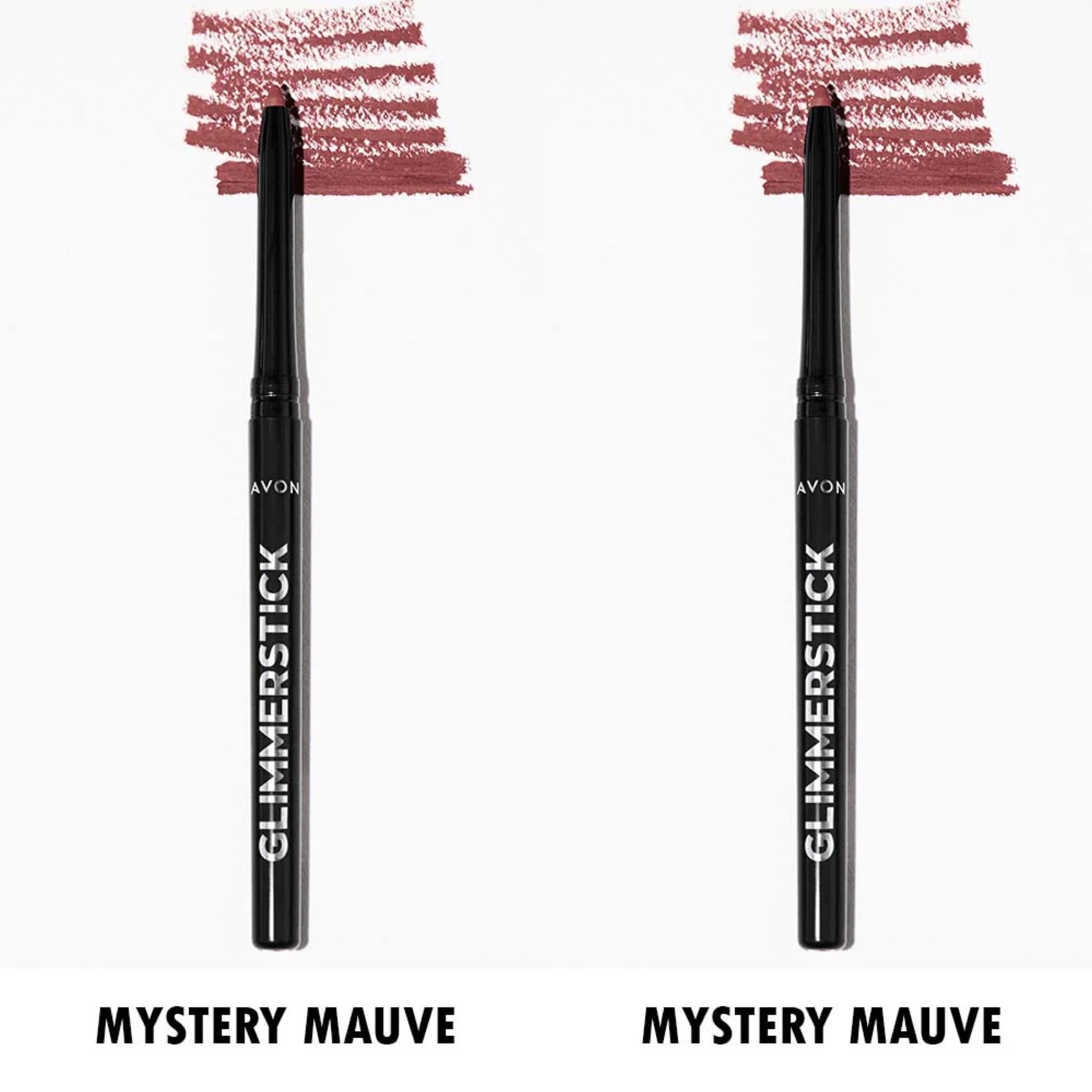 Avon Glimmersticks Retractable Lip Liner / MYSTERY MAUVE / SET OF 2