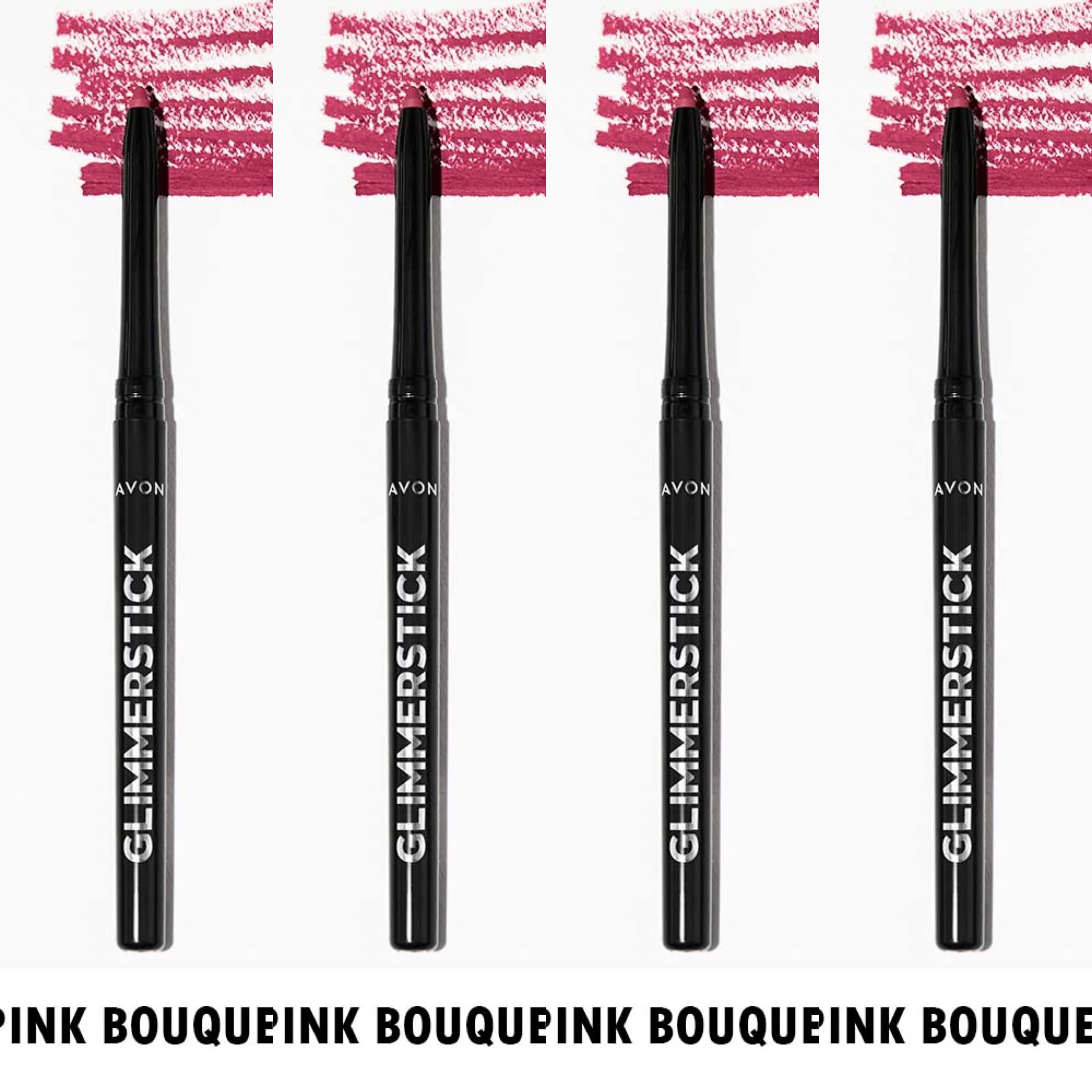 Avon Glimmersticks Retractable Lip Liner / PINK BOUQUET / SET OF 4