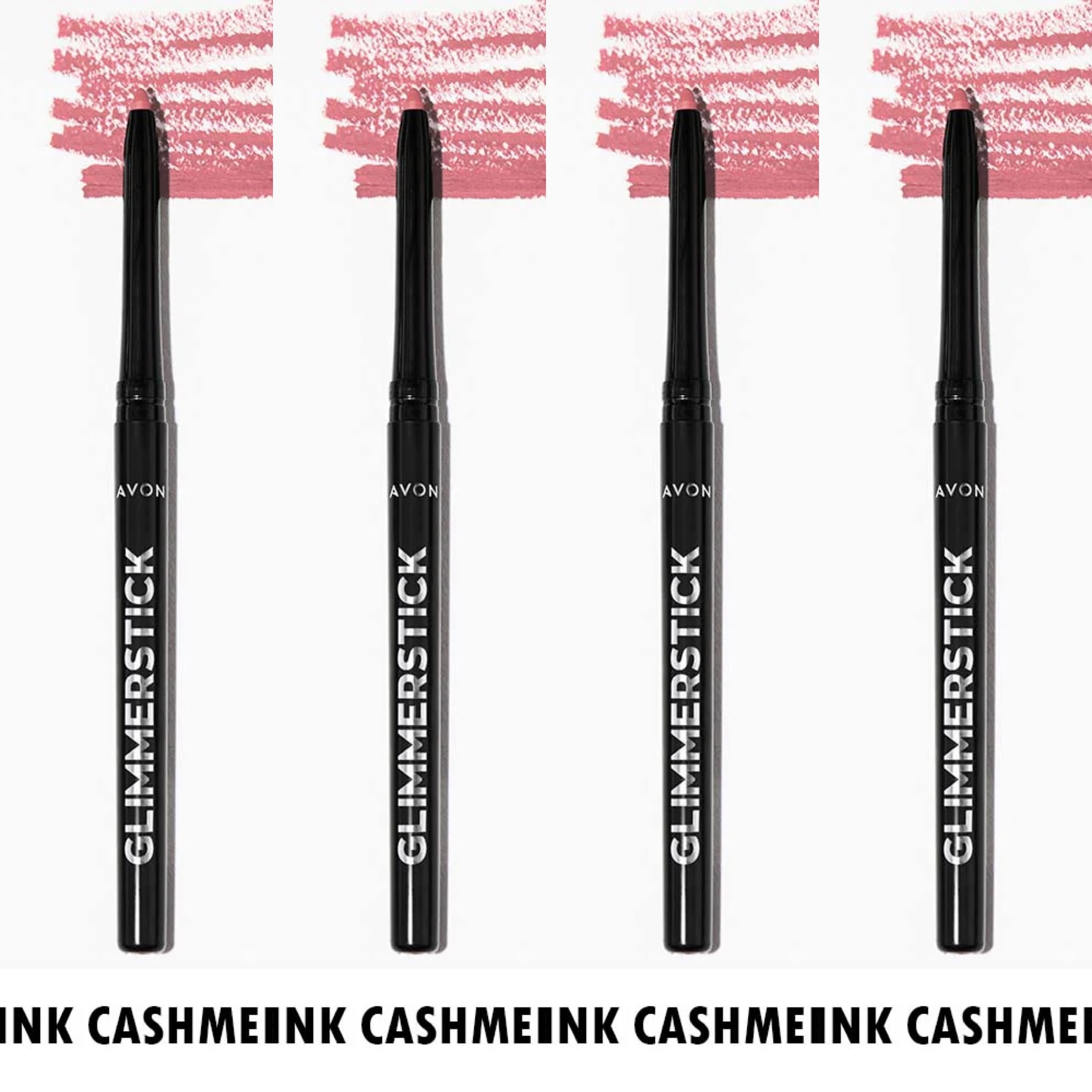 Avon Glimmersticks Retractable Lip Liner  / PINK CASHMERE / SET OF 4