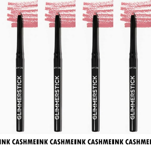 Avon Glimmersticks Retractable Lip Liner / PINK CASHMERE / SET OF 4