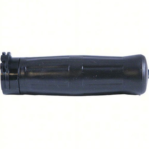 Avon Old School Coke Bottle Motorcycle Grips, Black Kraton Rubber, Fits 1" Harley-Davidson Handlebars, Sold in Pairs (OLD-69-BLACK)