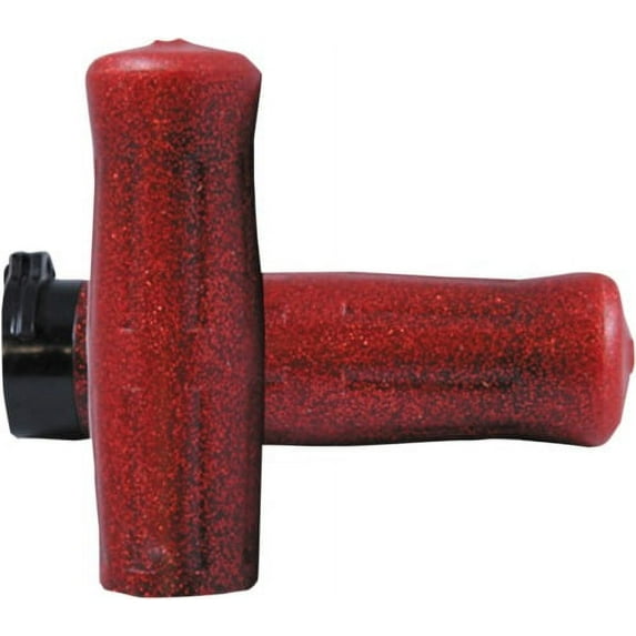 Avon Grips OLD-69-S-RED Old School Grip - H-D with Throttle Slide - Coke Bottle Red Spark