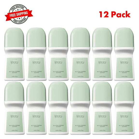 Avon Haiku Roll-on Anti-perspirant Deodorant Size 2.6 oz (12-Pack)