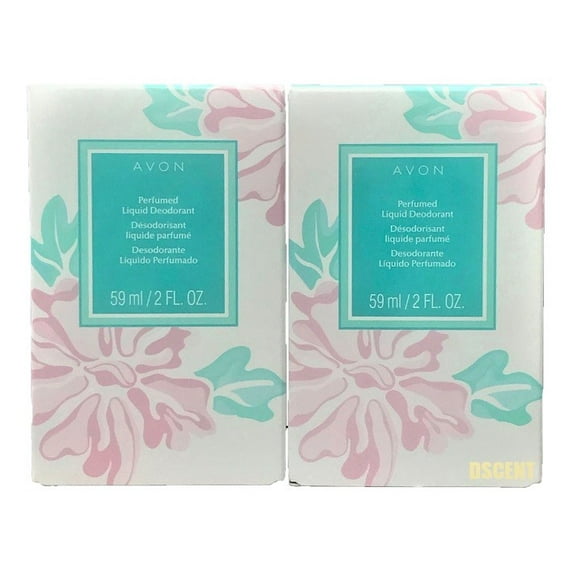 Avon Long Lasting Perfumed Liquid Deodorant Floral Scent For Women 2 oz 2 Pack