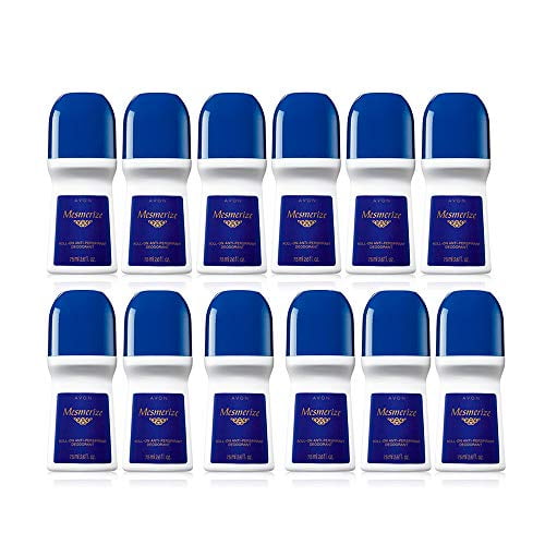 Avon Mesmerize Antiperspirant Deodorant, Quick Drying, Stick, Pack of 12, Mesmerize Scent, 2.6 Fl oz