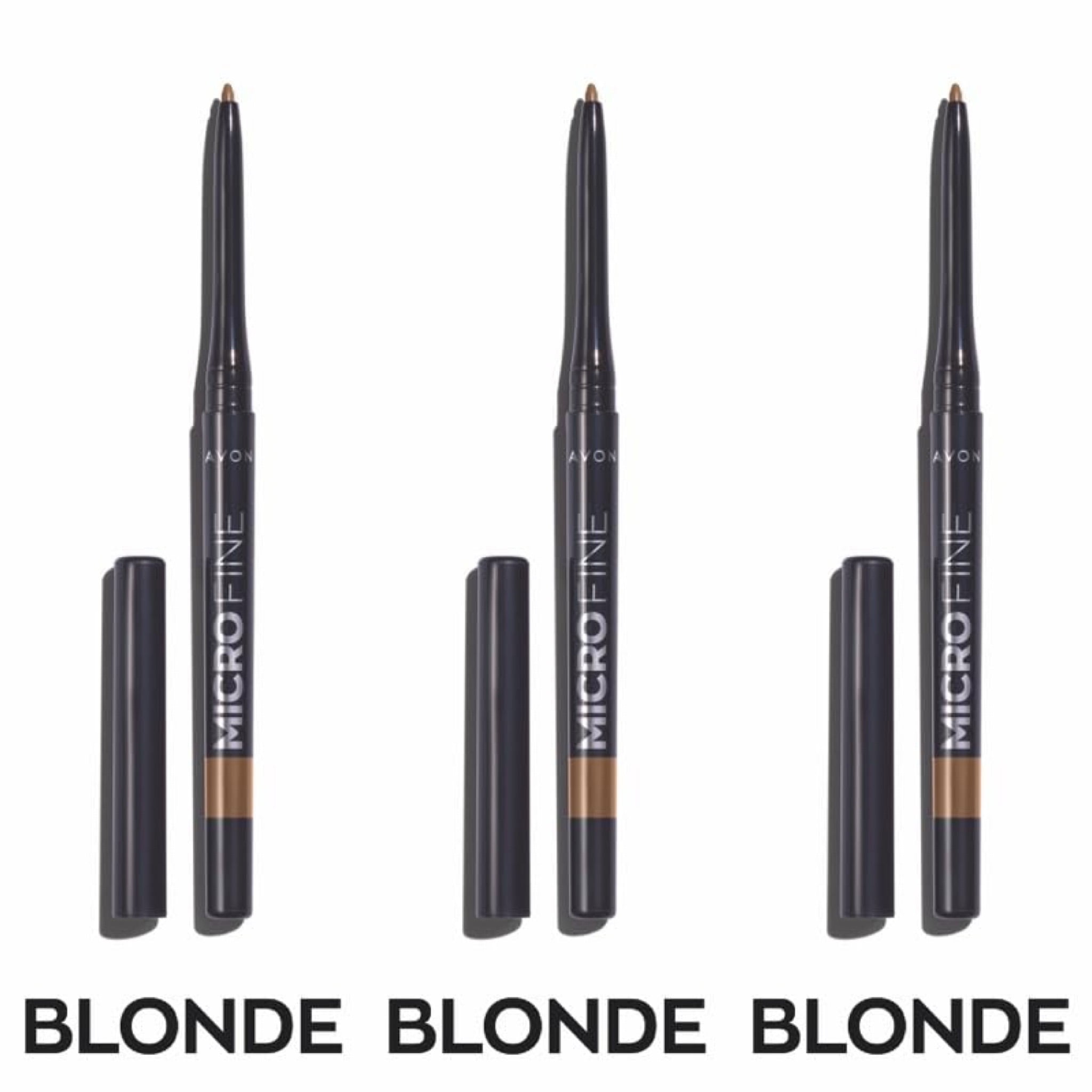 Avon Micro Fine Twist Up Brow Definer Pencil 0.13g | BLONDE | Set of 3