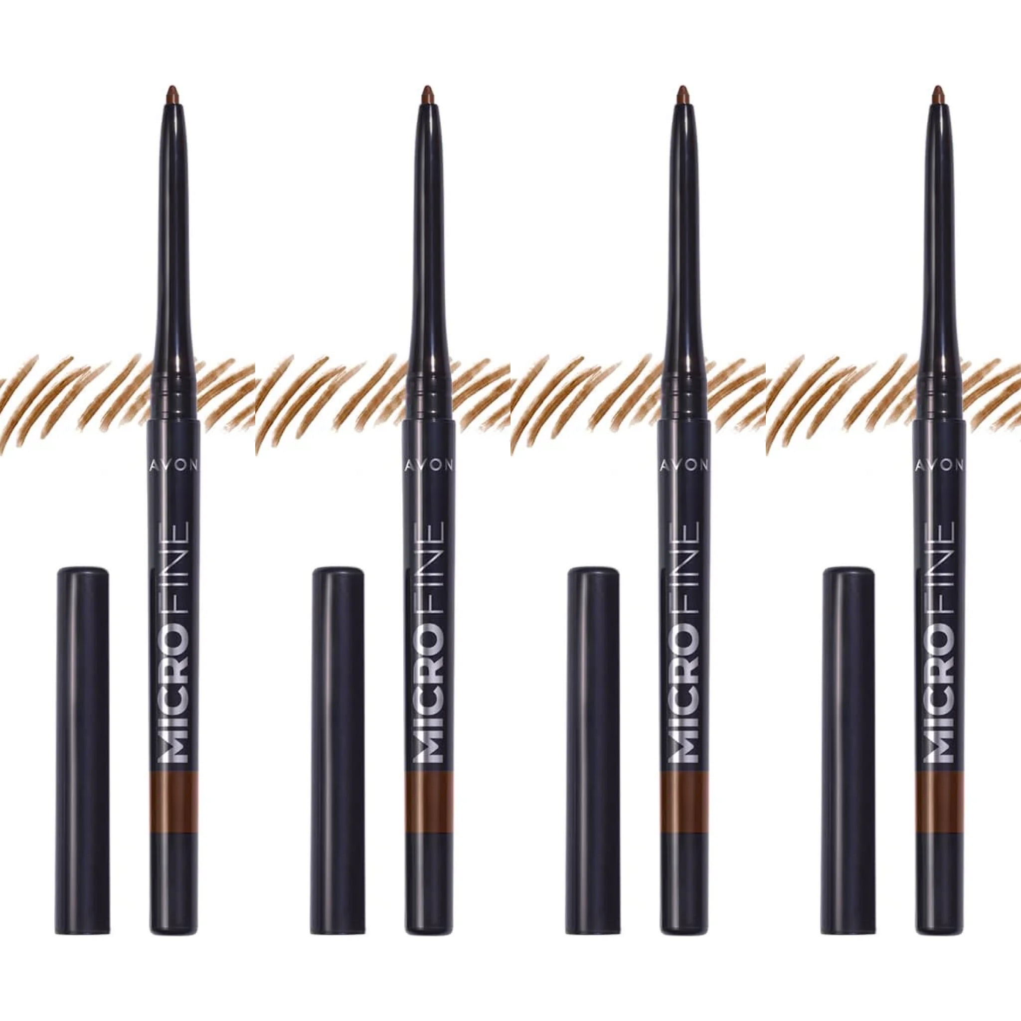 Avon Micro Fine Twist Up Brow Definer Pencil 0.13g | BRUNETTE | Set of 4