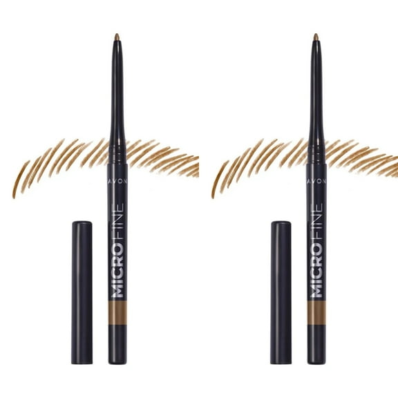 Avon Micro Fine Twist Up Brow Definer Pencil 0.13g | LIGHT BROWN | Set of 2