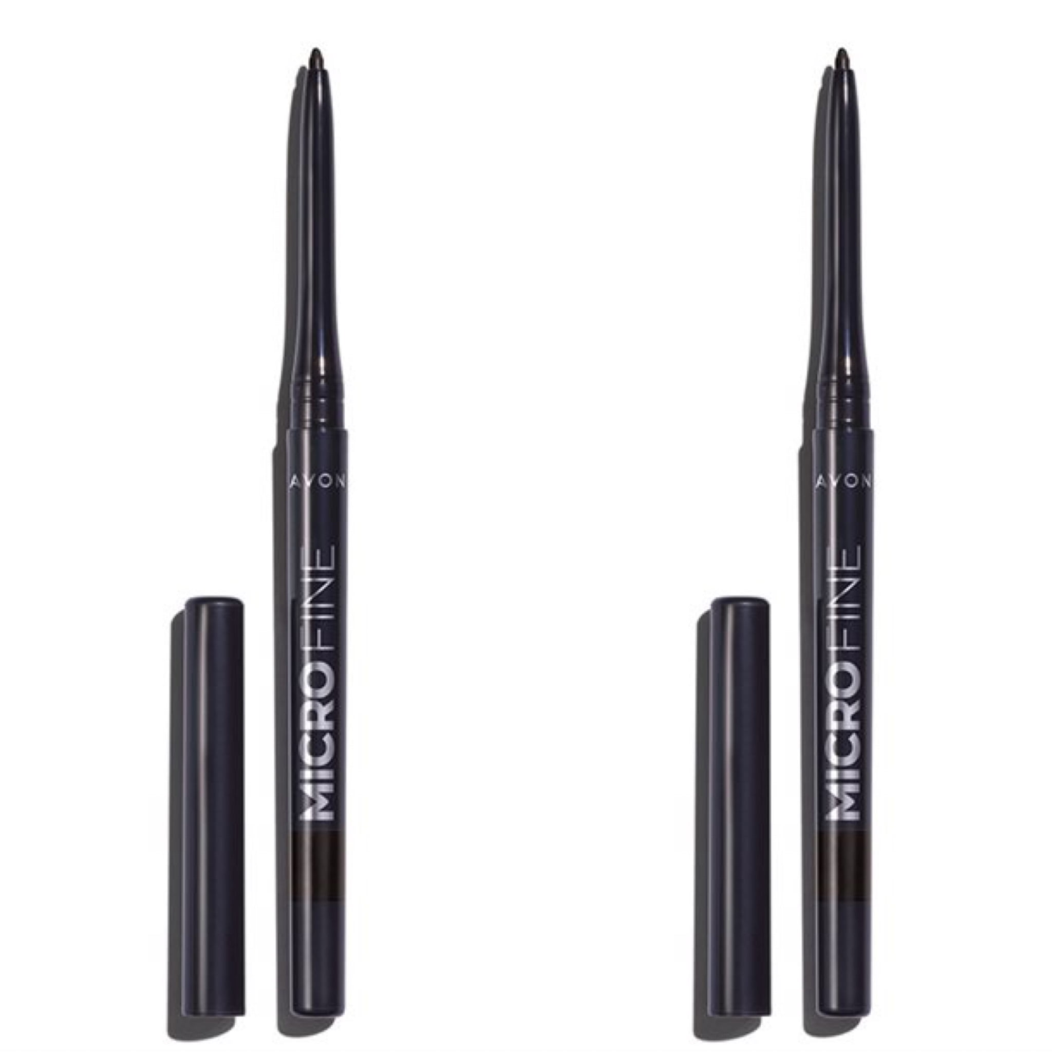 Avon Micro Fine Twist Up Brow Definer Pencil 0.13g | SOFT BLACK | Set of 2