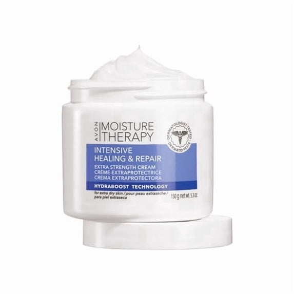 Avon Moisture Therapy Hypoallergenic Moisturizing Cream for Smoother Skin, Fragrance Free, 5.3 oz