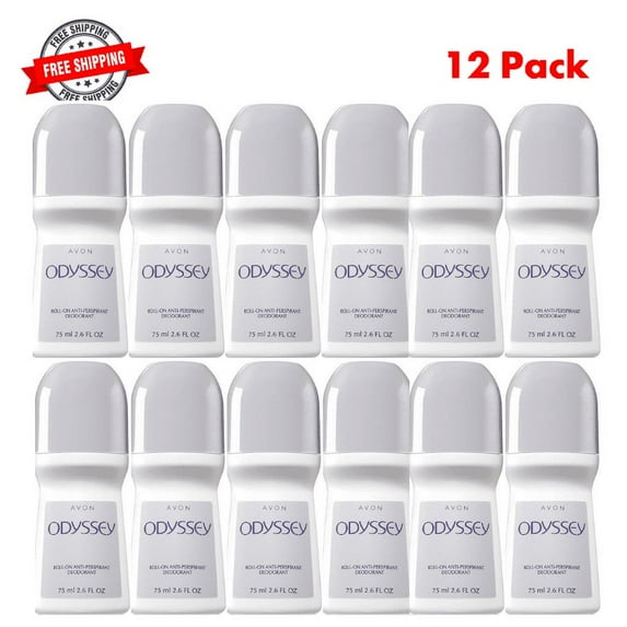 Avon Odyssey Roll-on Anti-perspirant Deodorant Size 2.6 oz (12-Pack)