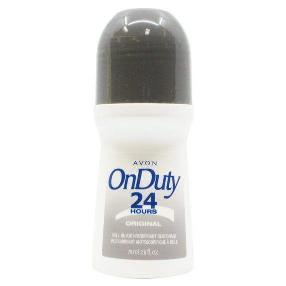 Avon OnDuty Roll-On Antiperspirant Deodorant 24 Hours, Original 2.6 fl.oz. (2 PACK)