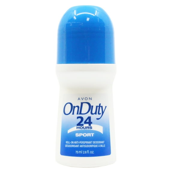 Avon OnDuty Roll-On Antiperspirant Deodorant 24 Hours, Sport 2.6 fl.oz. (2 PACK)