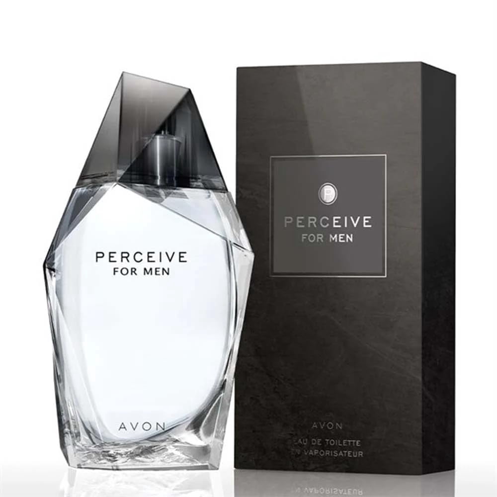 Avon Perceive Cologne for Men, 3.4 fl. oz (100 mL) – Fresh Aromatic Men’s Fragrance with Sparkling Citrus, Sage & Cedarwood – Long Lasting Perfume for Men, Designer Cologne for Men