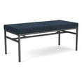 thumbnail image 1 of Avon Reception Waiting 2 Seat Bench 550 LB Capacity / Charcoal Steel / Blue, 1 of 4
